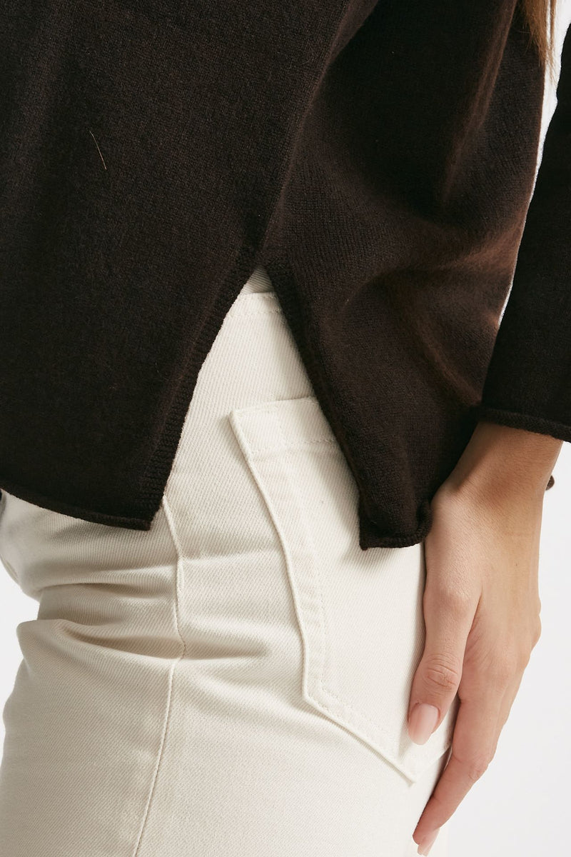 Maglia ampia in cachemire marrone women Be you - 5