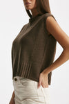 Gilet in maglia tortora women Be you - 1