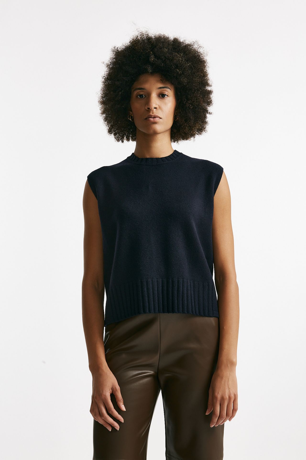 Gilet in maglia blu women Be you - 1