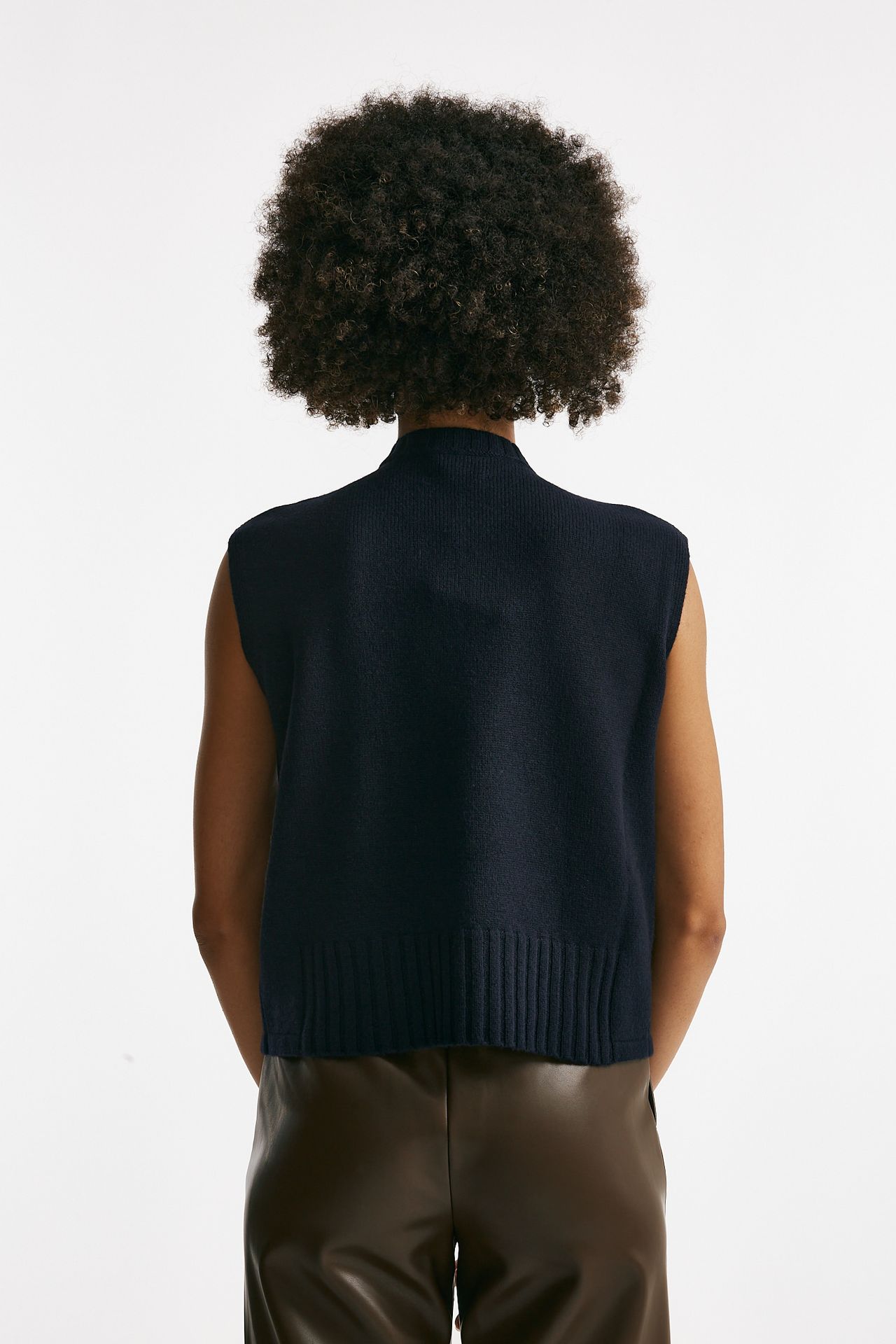 Gilet in maglia blu women Be you - 3