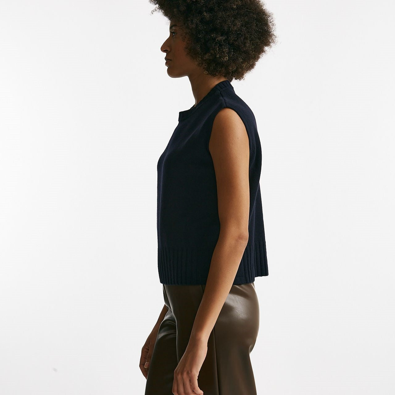 Gilet in maglia blu women Be you - 7