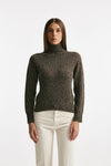 Maglia slim mouliné in cachemire women Be you - 1
