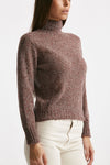 Maglia slim mouliné in cachemire women Be you - 3