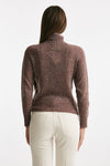 Maglia slim mouliné in cachemire women Be you - 4