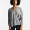 Maglia ampia in cachemire grigio chiaro women Be you - 5