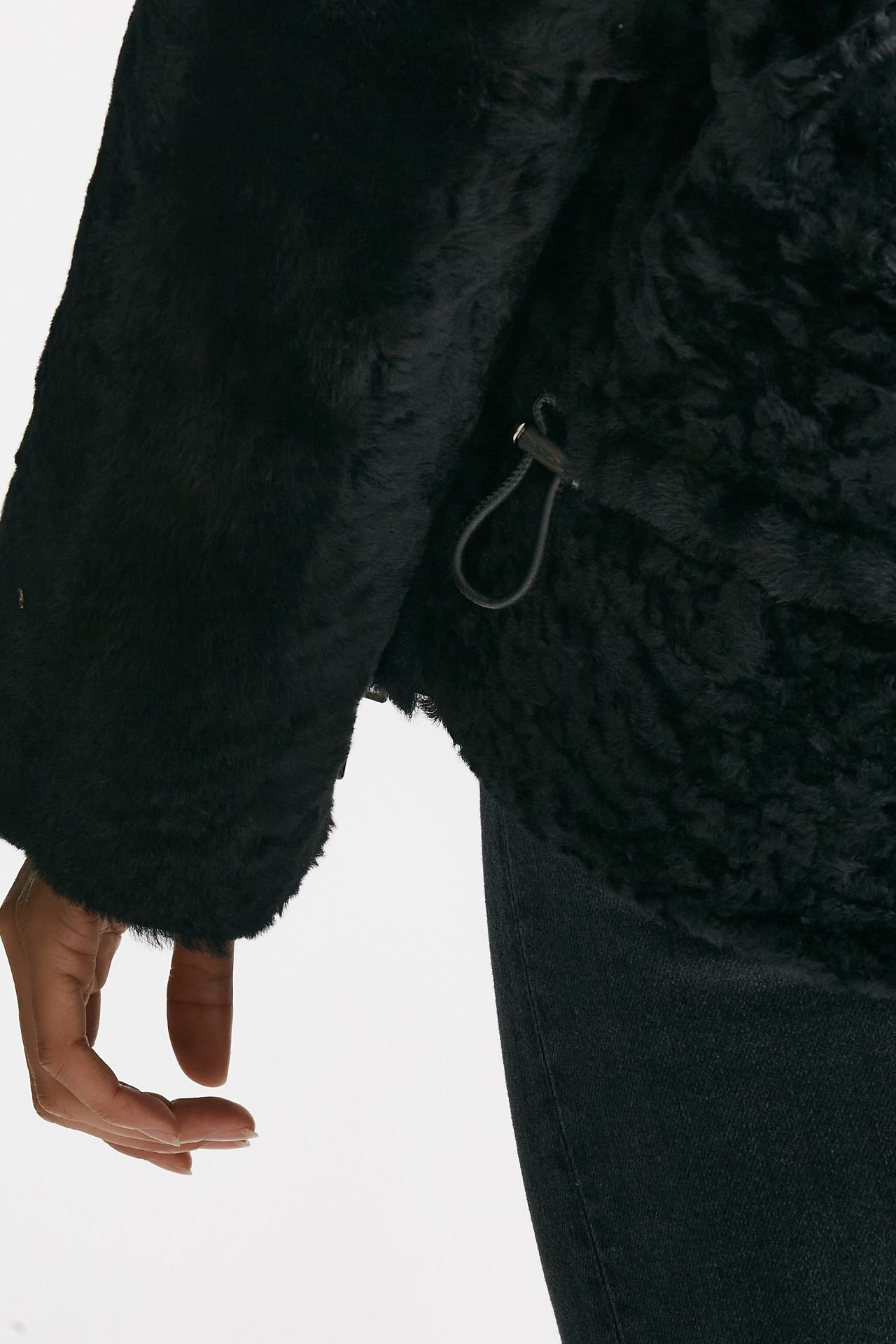 Giaccone reversibile in shearling nero women Giorgio brato - 11