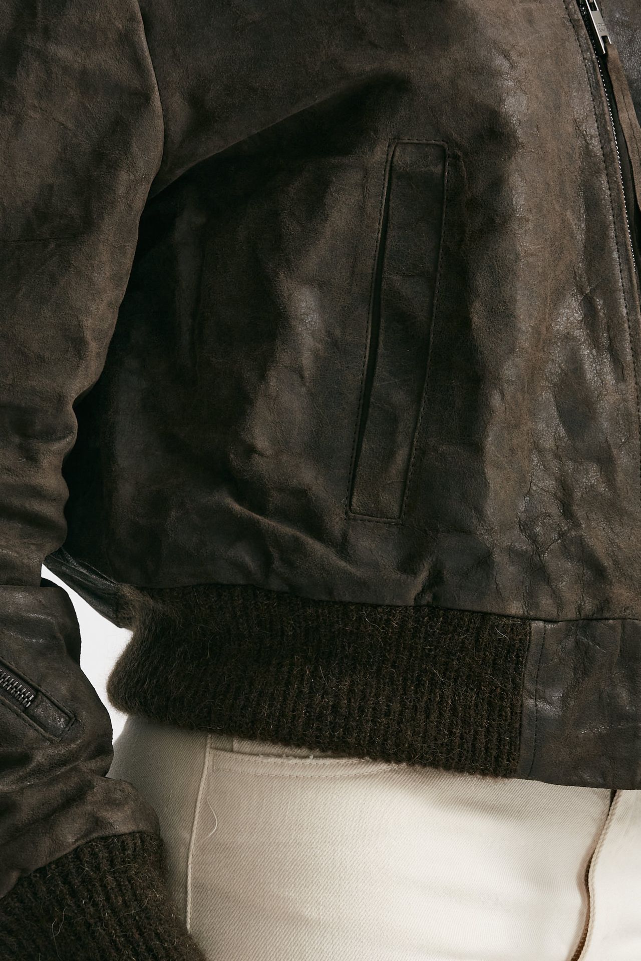 Bomber in pelle vegetale marrone women Giorgio brato - 11