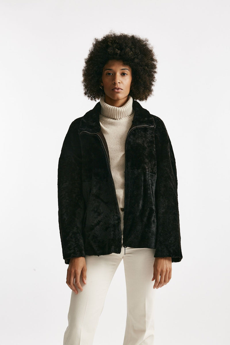 Giaccone reversibile in shearling testa moro women Giorgio brato - 10