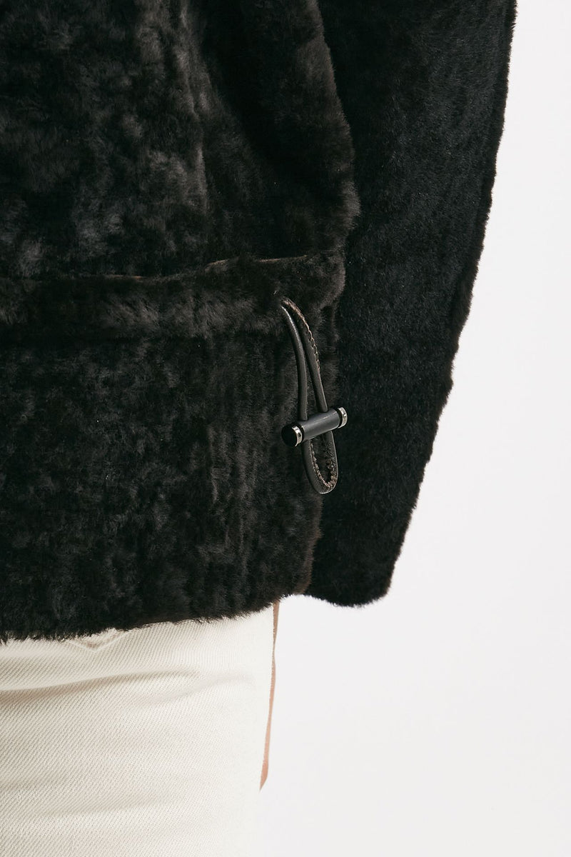 Giaccone reversibile in shearling testa moro women Giorgio brato - 13