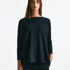 Maglia in seta e cashmere blu women Clouds - 6