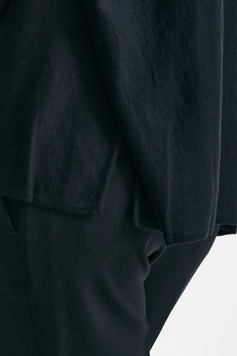 Maglia in seta e cashmere blu women Clouds - 5