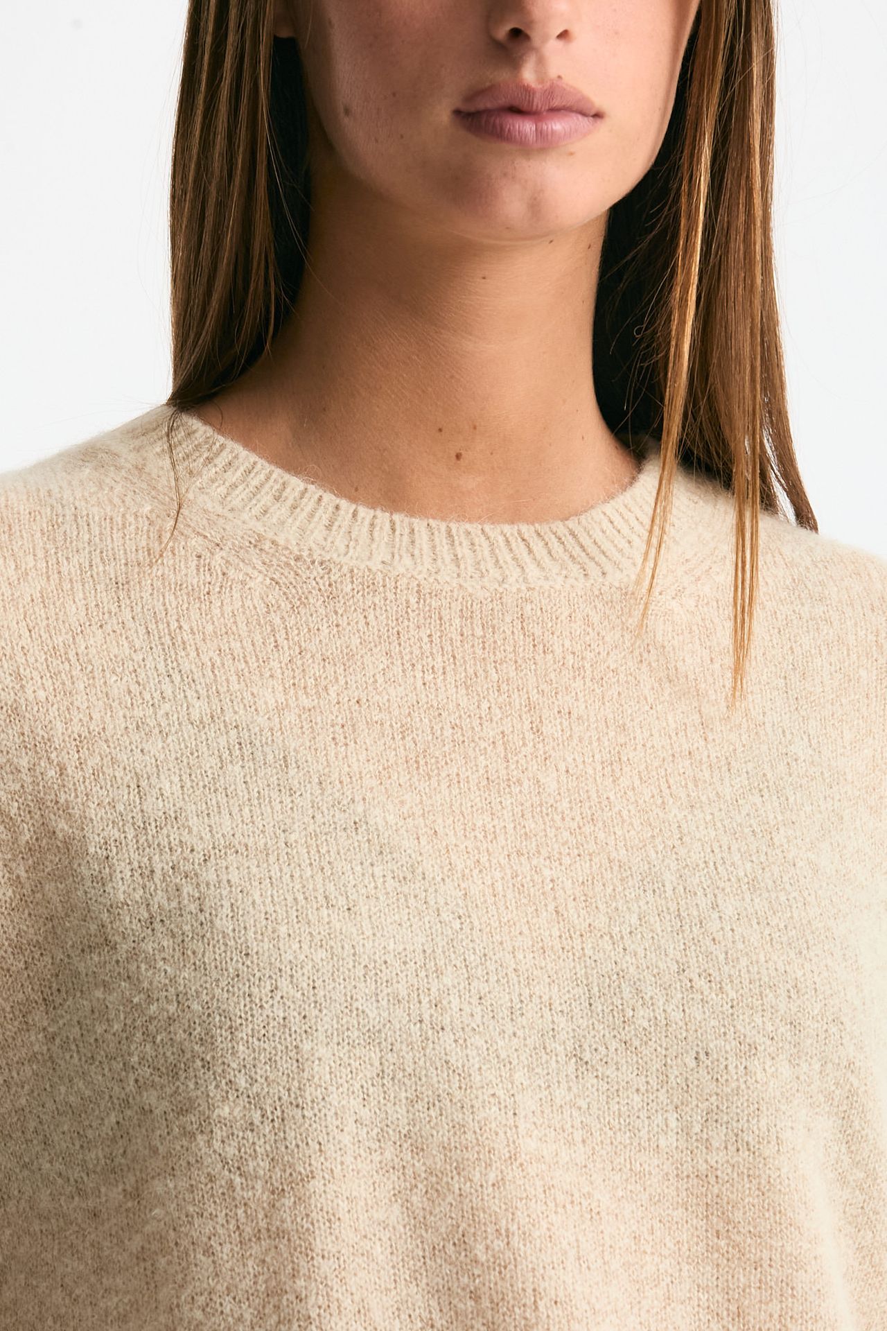 Maglia basic in alpaca beige chiaro women Clouds - 4