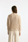 Maglia lupetto in alpaca beige chiaro women Clouds - 3