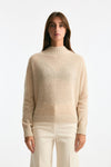Maglia lupetto in alpaca beige chiaro women Clouds - 4