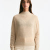 Maglia lupetto in alpaca beige chiaro women Clouds - 7