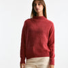 Maglia lupetto in alpaca fragola women Clouds - 7