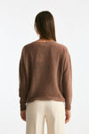 Maglia scollo in cashmere cammello women Clouds - 2