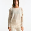 Maglia scollo in cashmere panna women Clouds - 6