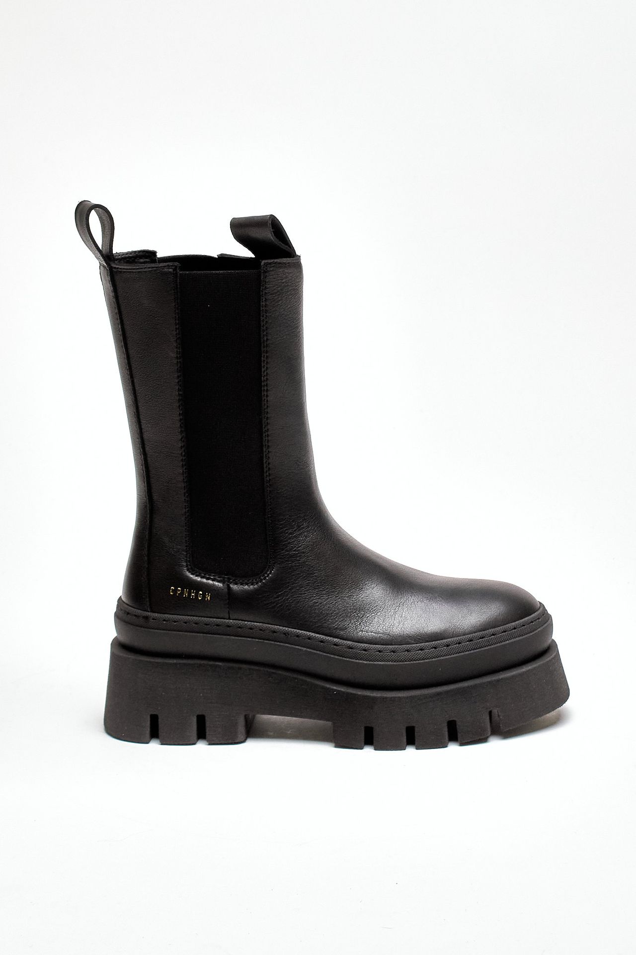 Beatles alto CPH685-BLK in pelle nero women Copenhagen - 1