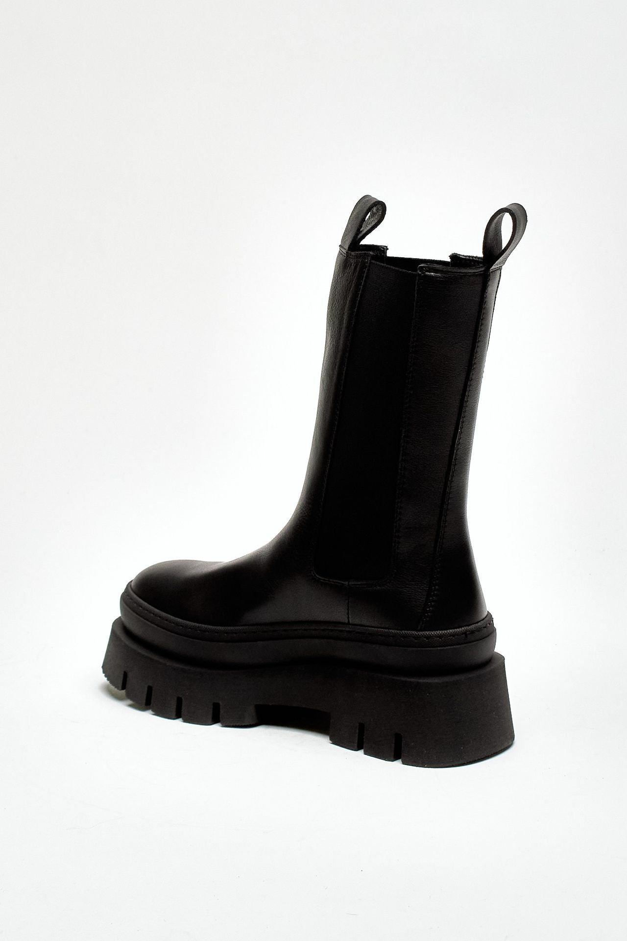 Beatles alto CPH685-BLK in pelle nero women Copenhagen - 3