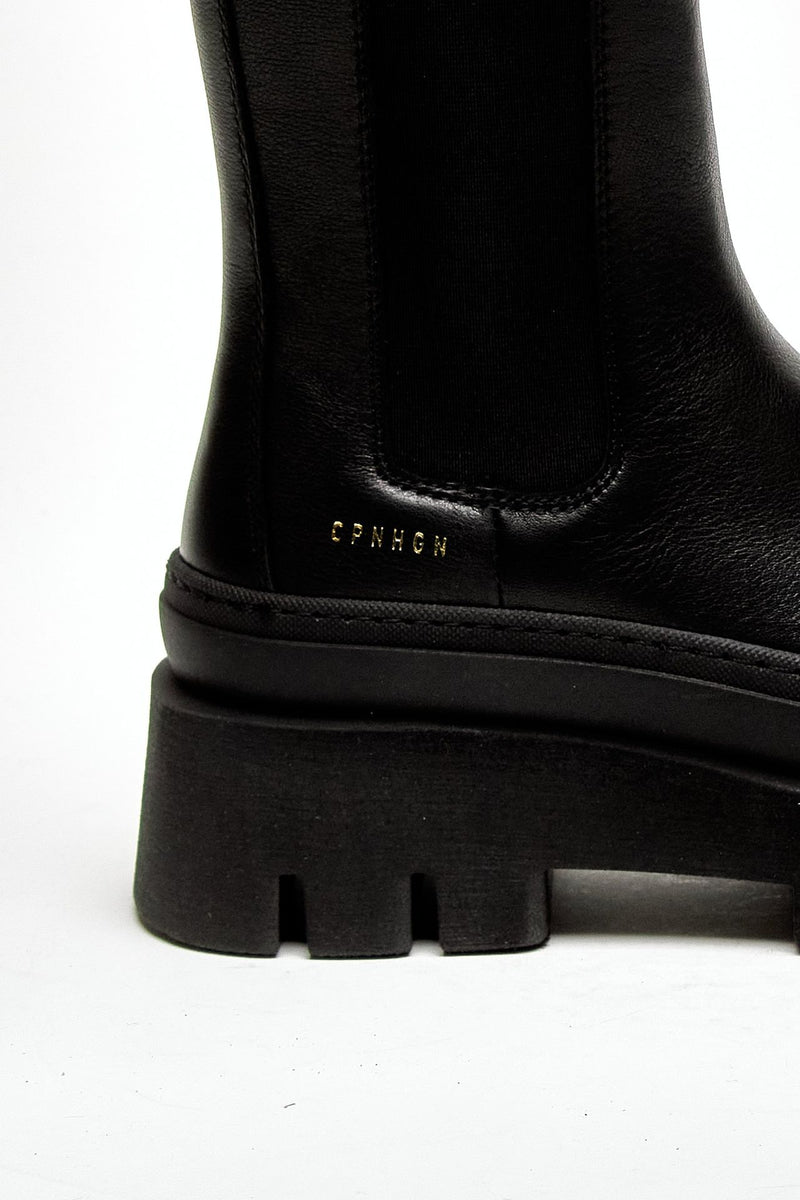 Beatles alto CPH685-BLK in pelle nero women Copenhagen - 6