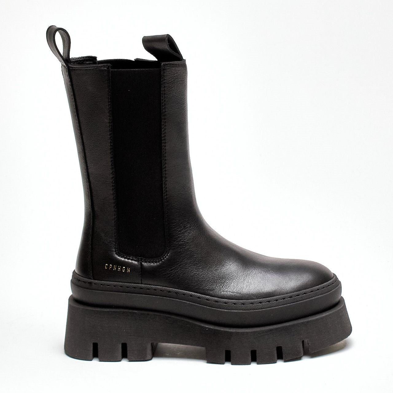 Beatles alto CPH685-BLK in pelle nero women Copenhagen - 8