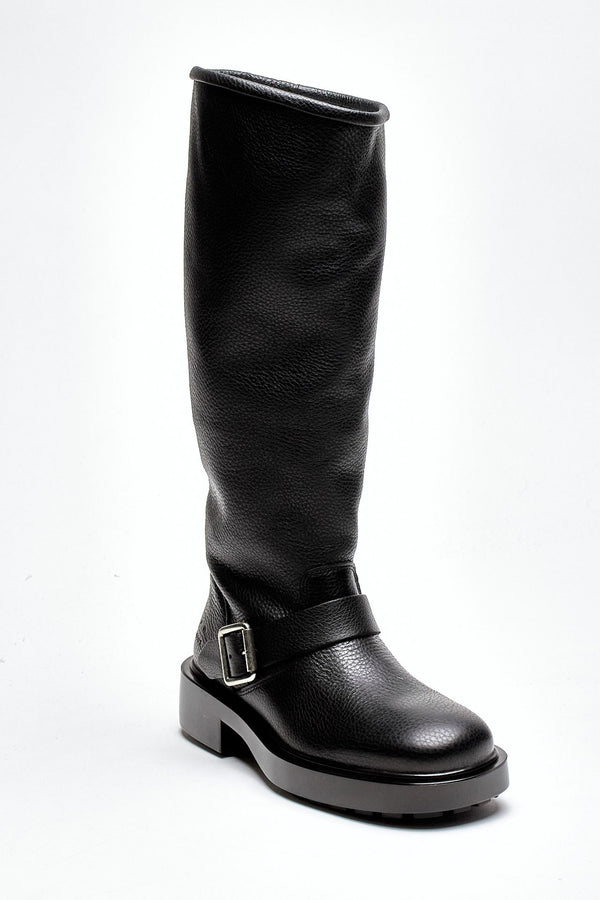 Stivali alti in pelle CPH441 nero women Copenhagen