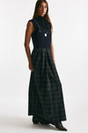 salopette tartan linton verde/blu women Department five - 4
