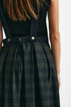 salopette tartan linton verde/blu women Department five - 8