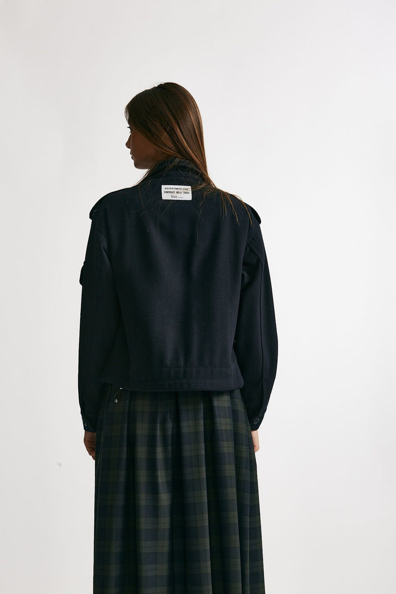 giacca crop mercure  blu women Department five - 4