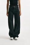 jeans gamba ampia hostel grigio/nero women Department five - 1