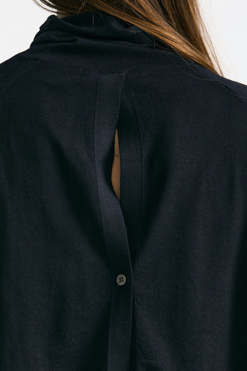 Maglia dolcevita in lana rasata blu women Department five - 4