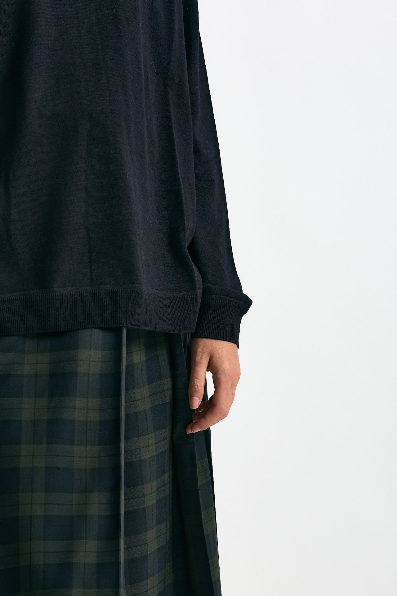 Maglia dolcevita in lana rasata blu women Department five - 7