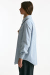 Camicia over HANGAR rigata bianca e blu women Department five - 2