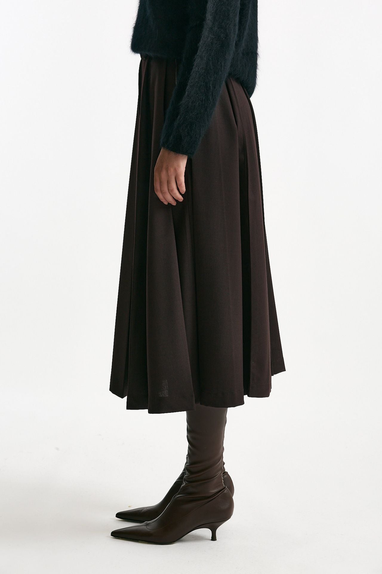 Gonna midi HENRIQUE bordeaux women Department five - 2