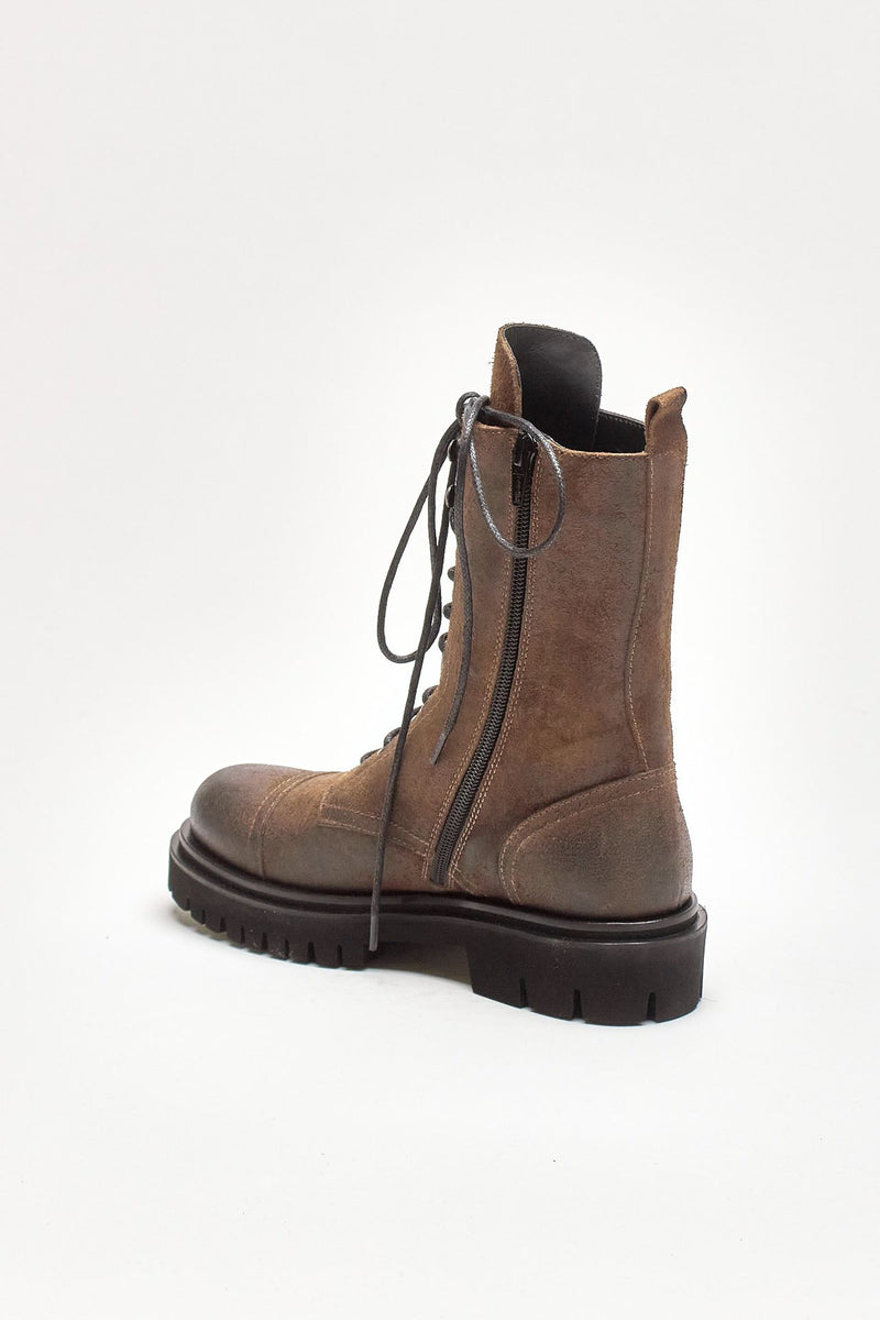 anfibio ws326 in pelle testa di moro women Dondup - 3