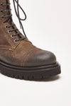anfibio ws326 in pelle testa di moro women Dondup - 5