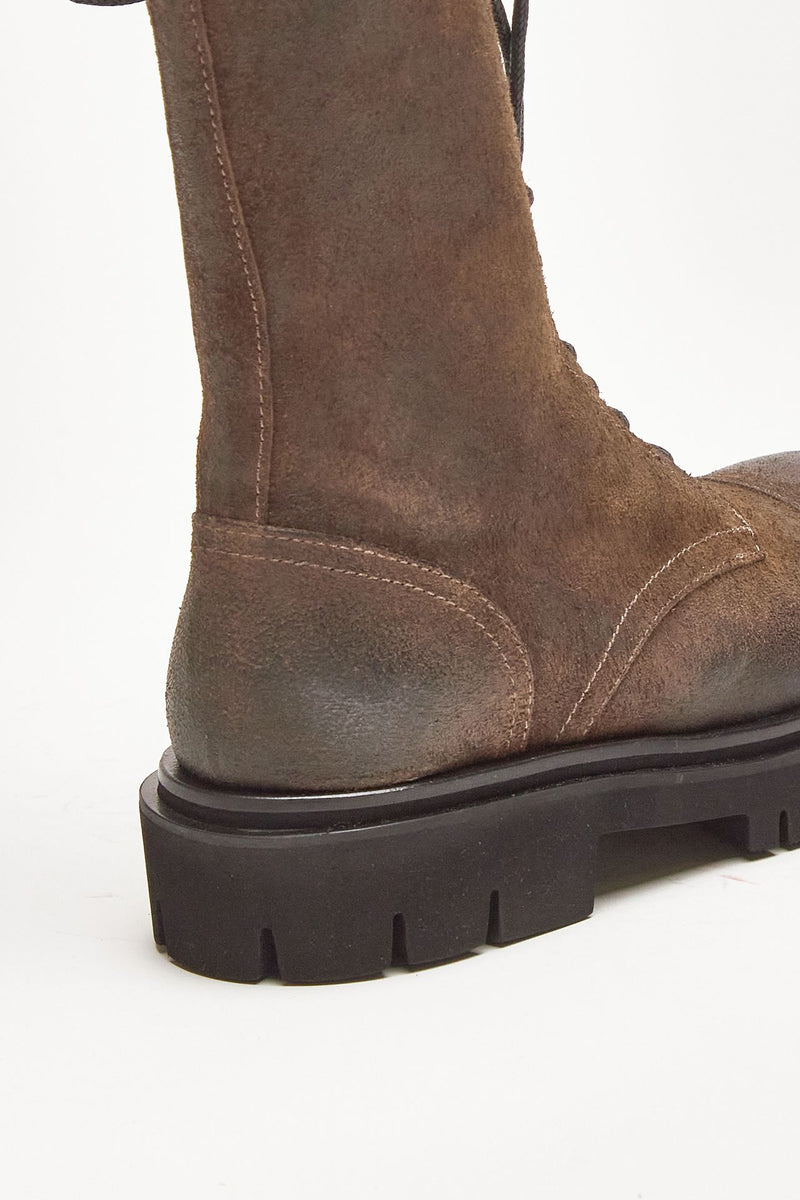 anfibio ws326 in pelle testa di moro women Dondup - 7