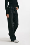 jeans wide leg jackline nero vintage women Dondup - 4