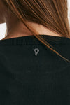 maglia girocollo sciancrata nero women Dondup - 5