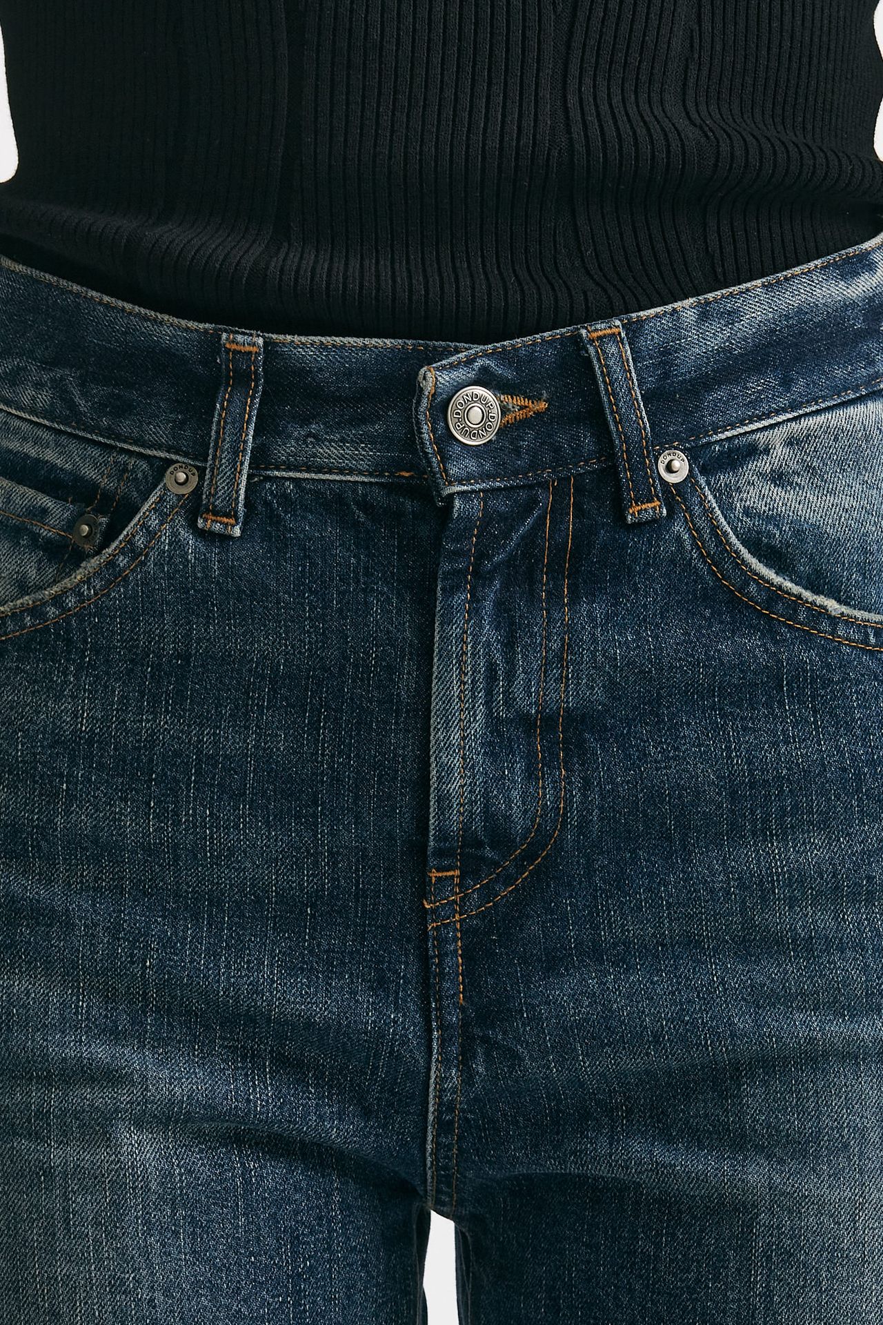 jeans palazzo amber denim medio scuro women Dondup - 5