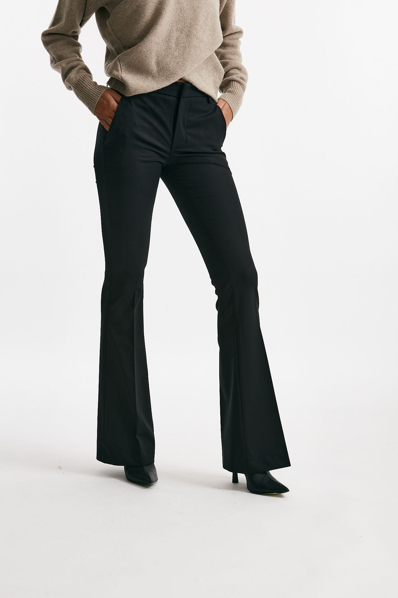 pantalone bootcut lexi nero women Dondup - 5