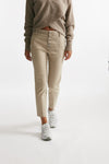 pantaloni nima loose in cotone beige panna women Dondup - 1
