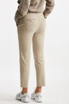 pantaloni nima loose in cotone beige panna women Dondup - 3