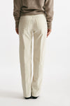 pantalone wide leg in velluto jackline panna women Dondup - 3