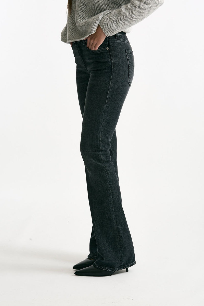 Jeans bootcut NEWLOLA lavaggio grigio women Dondup - 4