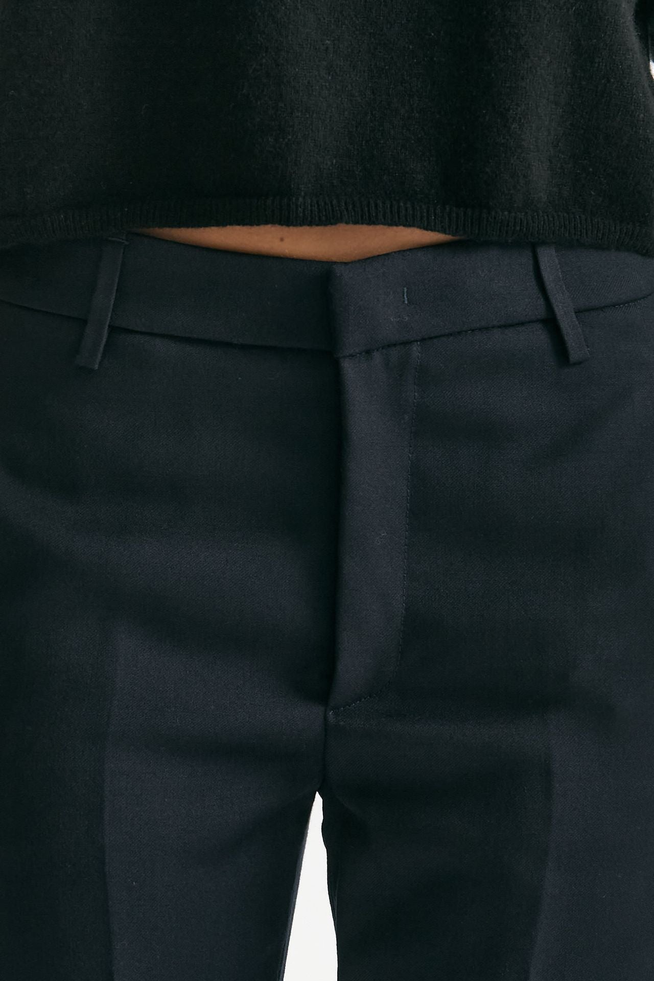 Pantalone NIMA ZIP in lana blu notte women Dondup - 5