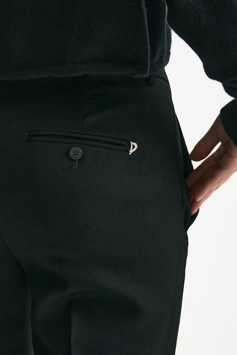 Pantalone NIMA ZIP in lana nero women Dondup - 7