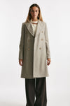 cappotto in panno di lana e cashmere beige women Fay - 1