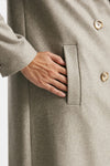 cappotto in panno di lana e cashmere beige women Fay - 8